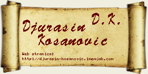 Đurašin Kosanović vizit kartica